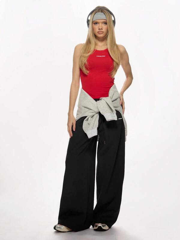 MISSGUIDED Wide Leg Workout Casual Sweatpants
