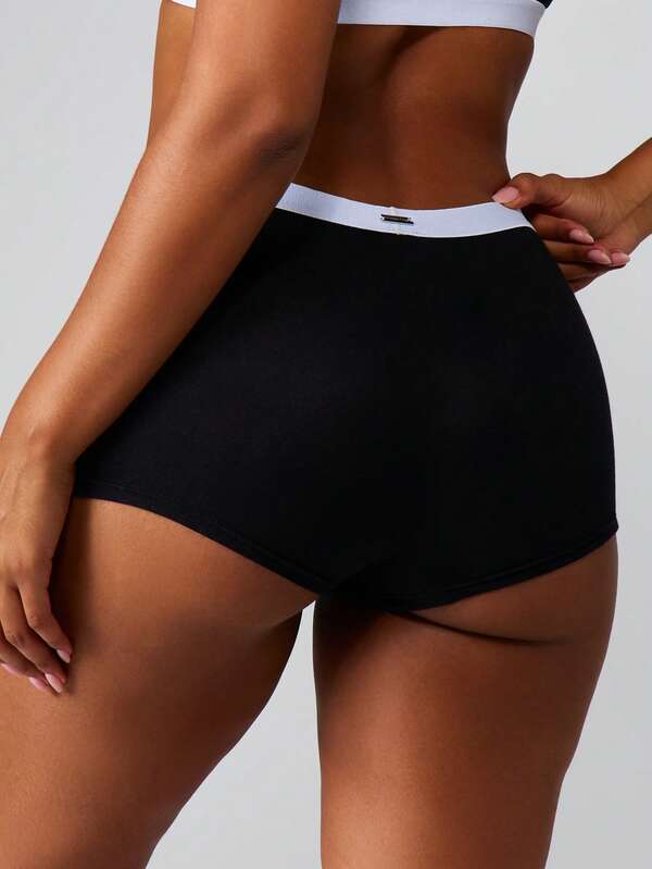 Missguided X Playboy Boyshort With Elastic Waistband