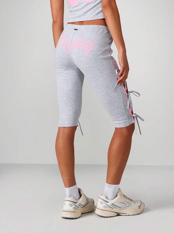 Missguided X Playboy Crop Top With Bow Ties