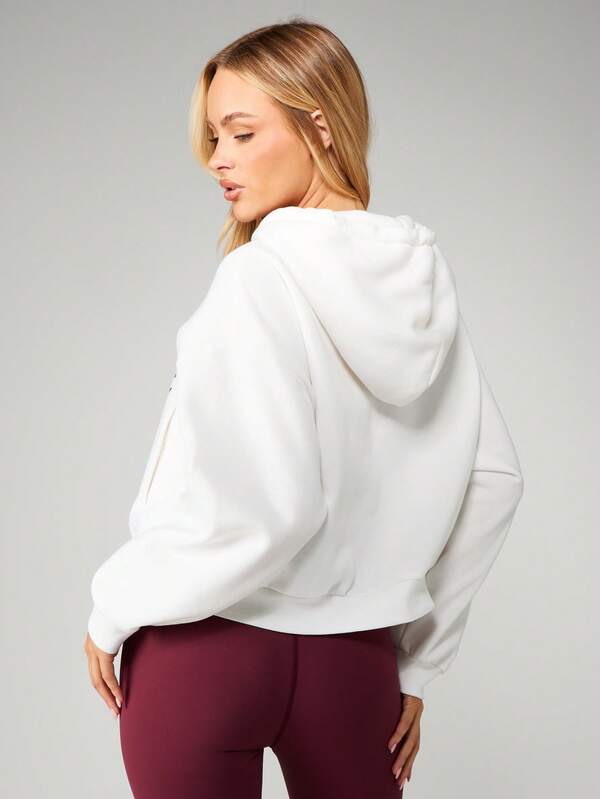 Missguided X Playboy Graphic Hoodie With Drawstring