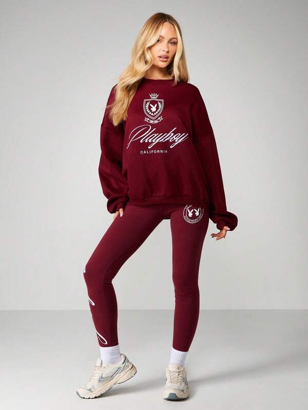 Missguided X Playboy Graphic Pullover Sweatshirt With Logo