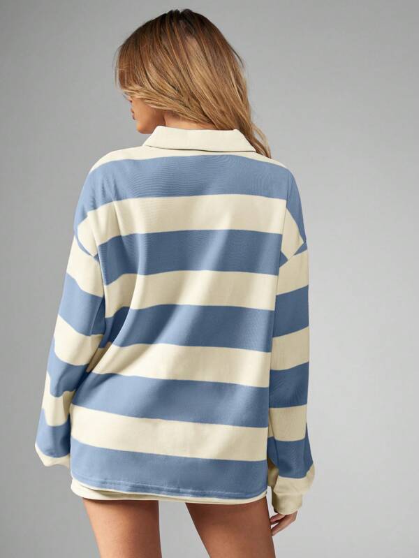 Missguided X Playboy MISSGUIDED Classic Preppy Striped Two-Piece Outfits