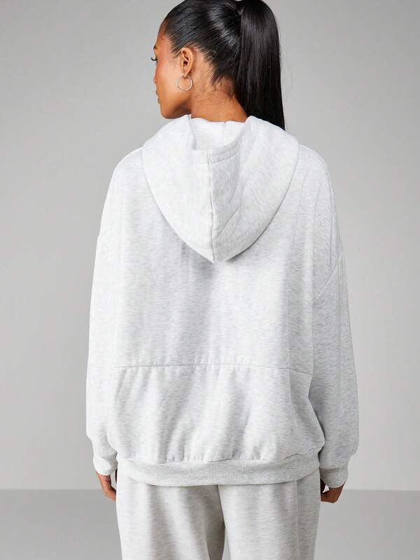 Missguided X Playboy Oversized Hoodie With Sports Club Print