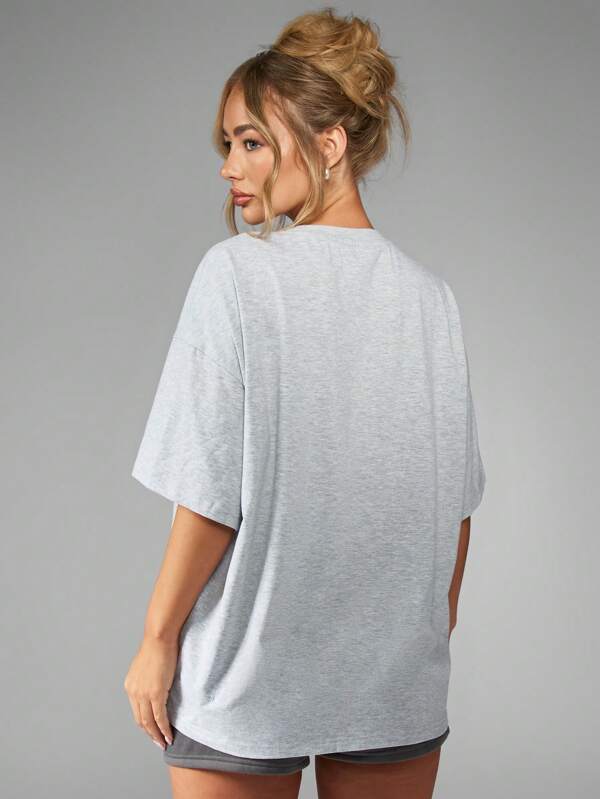 Missguided X Playboy Oversized Retro Graphic Print T-Shirt