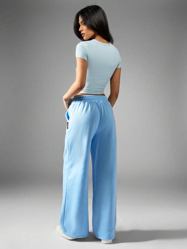 Missguided X Playboy Ultra Cozy Wide Leg Sweatpants
