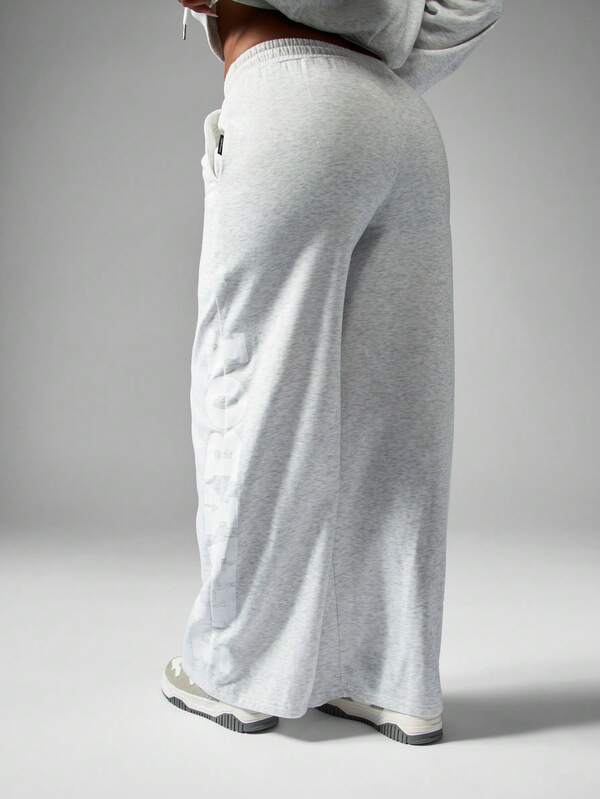 Missguided X Playboy Wide Leg Joggers With Metal Eyelet Details
