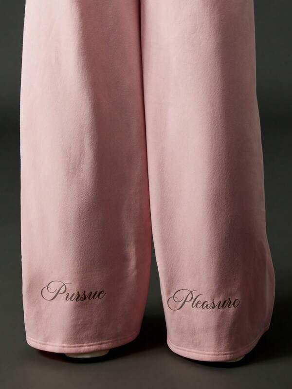 Missguided X Playboy Wide Leg Sweatpants With Drawstring Waist