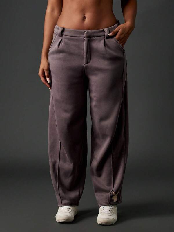 Missguided x Playboy Wide Leg Sweatpants With Elastic Waist And Logo