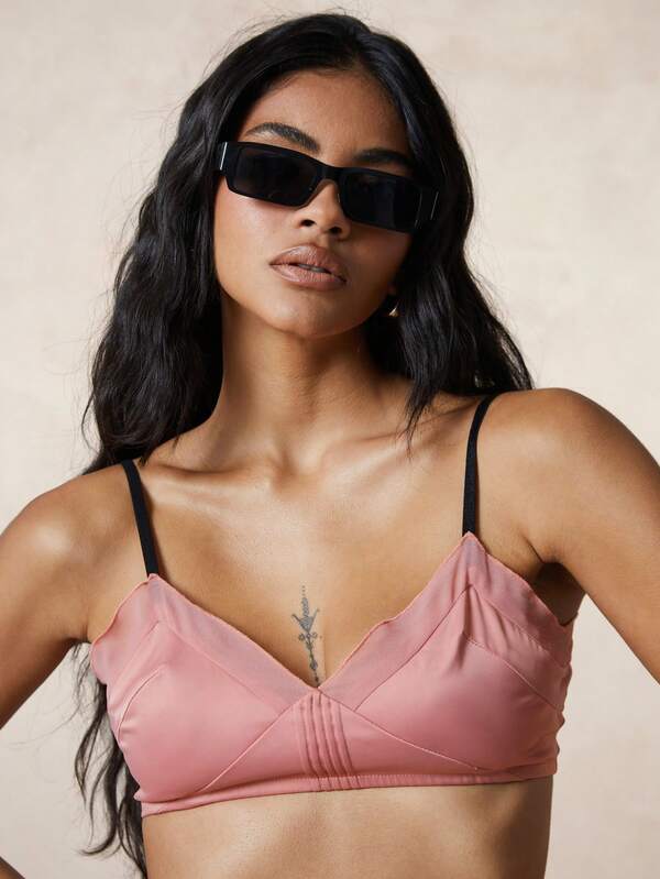 MISSGUIDED Y2k Fashion Essential Satin Tank Cami
