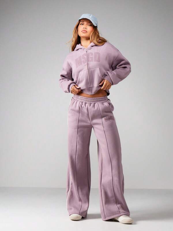 MISSGUIDED Zip Up Hooded Graphic Sweatshirt With Drawstring